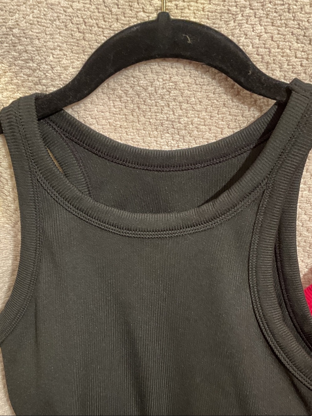 Two Ribbed V-Neck Tank Top - Picture 2 of 7